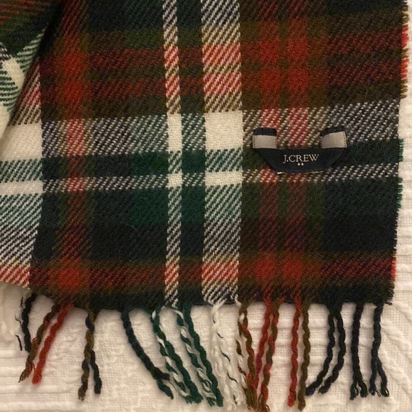 J Crew plaid scarf - red/green/white - Picture 3 of 3